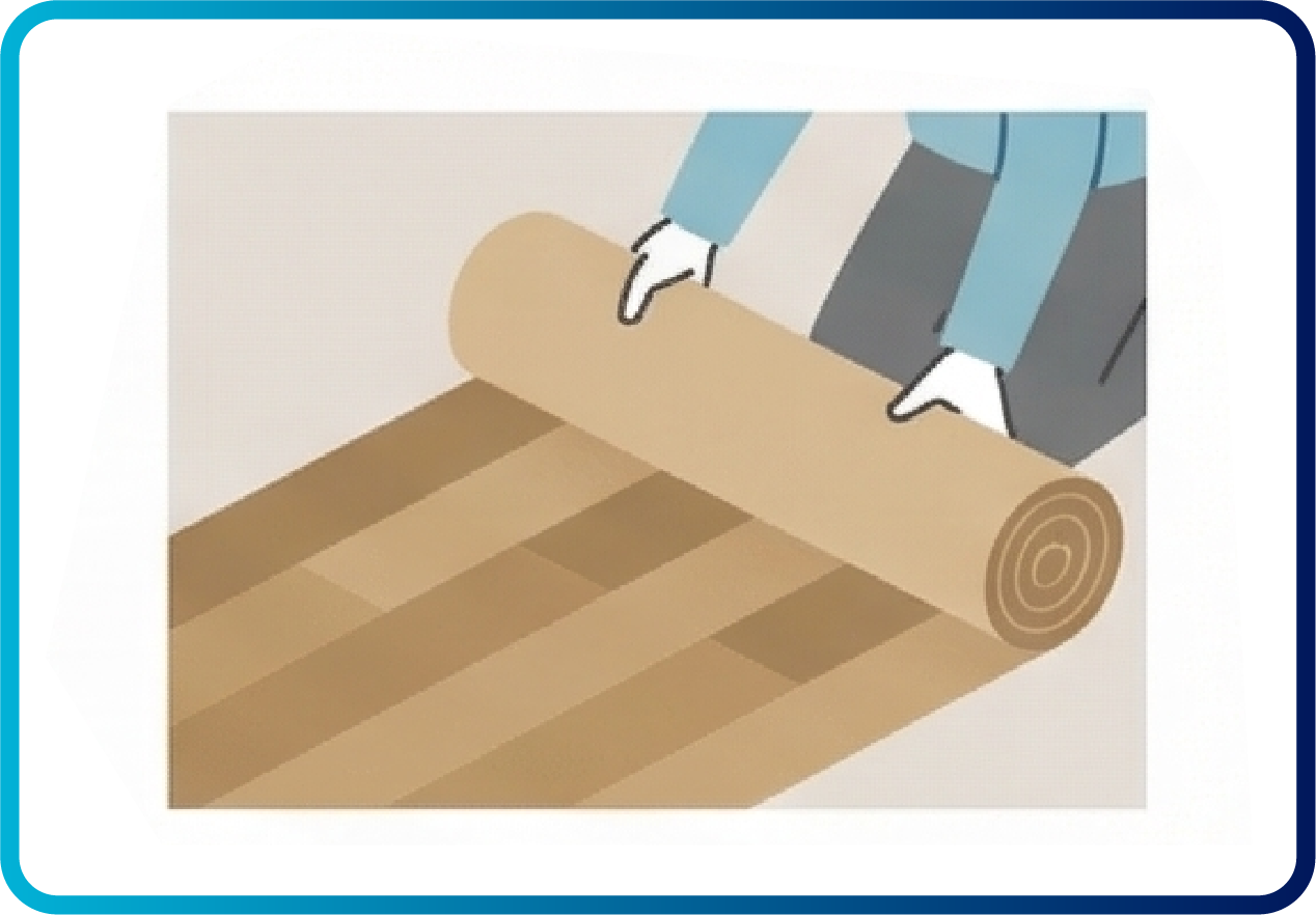 床クッションフロアの張替え